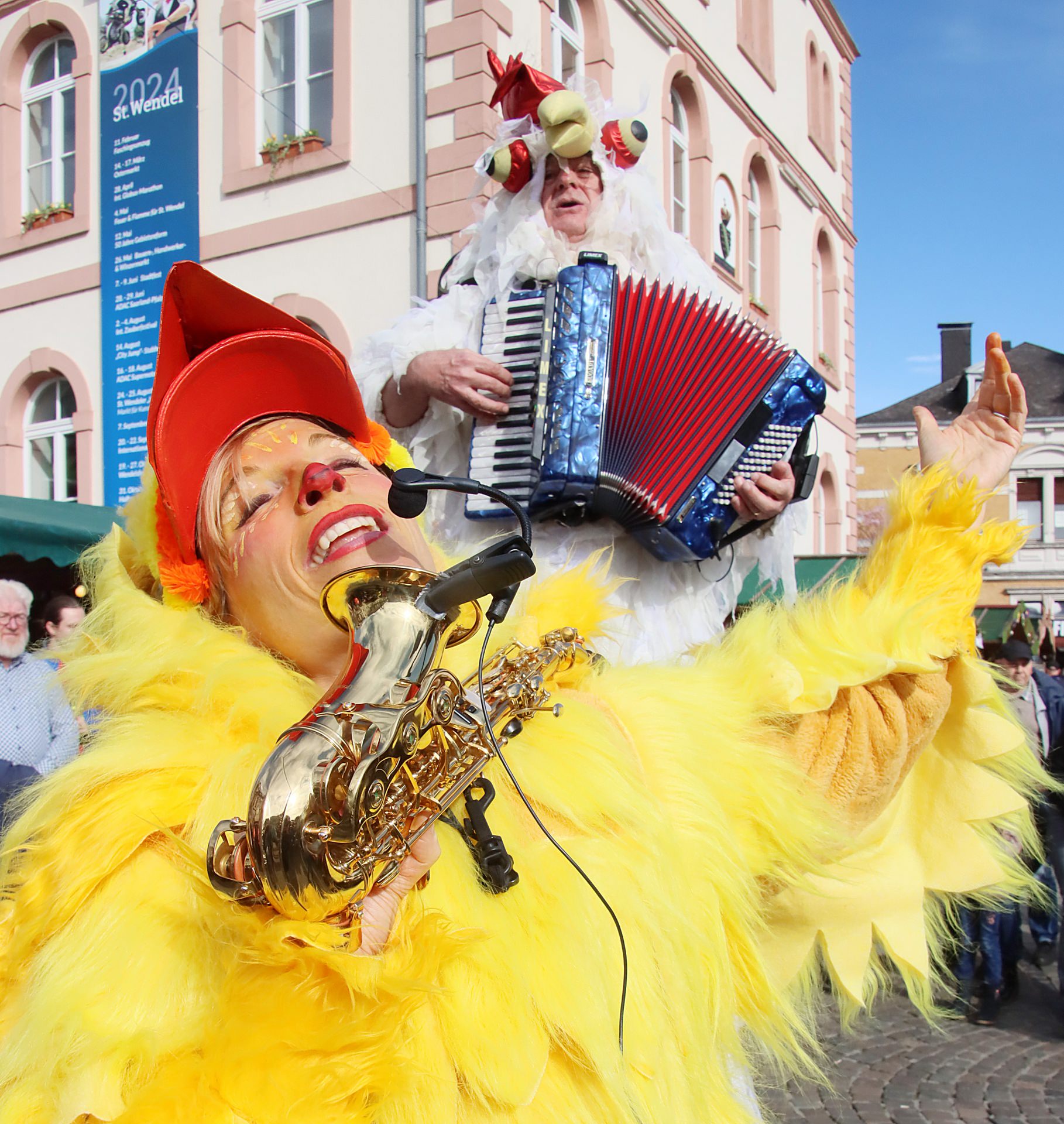 Die musikalischen Hühner